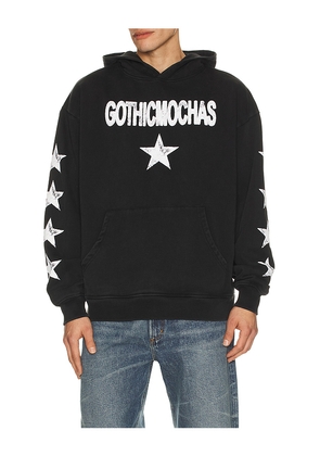 Gothicmochas Rockstar Hoodie in Black. Size M. Also in S, L, XL/1X.