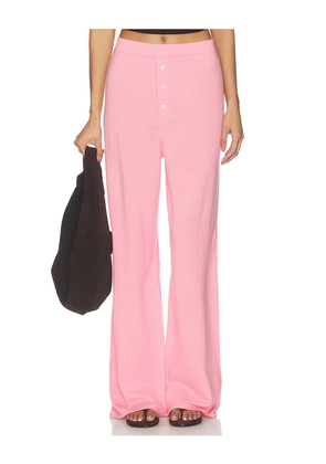 Guest In Residence Everywear Pant in Pink. Size M. Also in L, S, XL, XS.