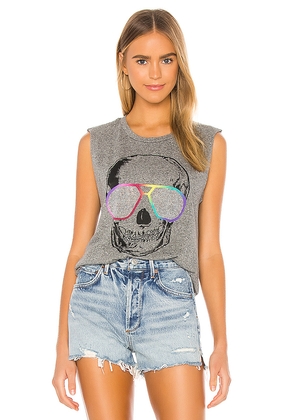 Lauren Moshi Kel Tank in Grey. Size M. Also in L, XL.