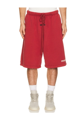 Fear of God ESSENTIALS Relaxed Sweatshort in Red. Size M. Also in L.