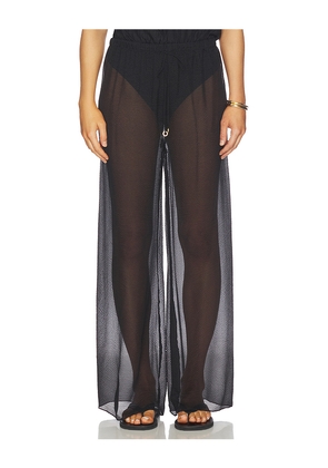 HANNE BLOCH Square Pants in Black. Size M. Also in L, S, XL.