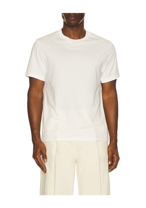 FRAME Light Cotton Tee in White. Size S. Also in XXL/2X.