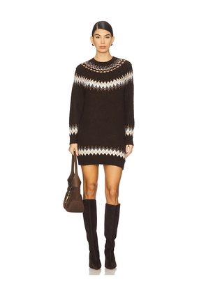 HEARTLOOM Ruby Dress in Brown. Size M. Also in XS, L.