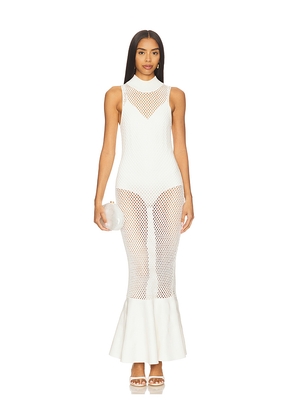 SIMKHAI Daxton Dress in Ivory. Size M. Also in XS, S, L.