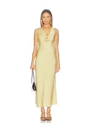 HEARTLOOM Dazey Dress in Lemon. Size L. Also in XS, S, M, XL.