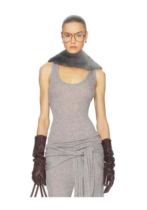 Helsa Easy Tank in Everyday Jersey in Grey. Size M. Also in XXS, XS, S, L, XL.