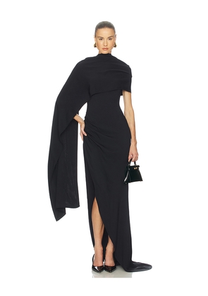 Helsa The Anastasia Gown in Black. Size M. Also in XXS, XS, S.