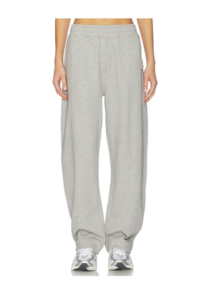 Ganni Isoli Sweatpant in Light Grey. Size M. Also in S, L.