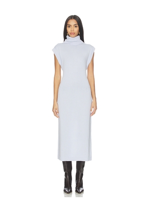 SIMKHAI Sleeveless Turtleneck Dress in Blue. Size S. Also in XS.