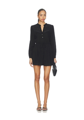 HEARTLOOM Irisa Romper in Black. Size L. Also in XS, S, M, XL.