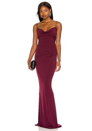 Katie May Surreal Gown in Wine. Size M. Also in L, S, XL, XS.