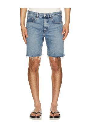 FRAME Relaxed Undone Hem Short in Blue. Size 30. Also in 31, 32, 33, 34, 36.