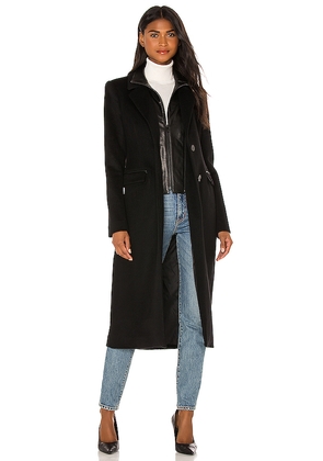 LAMARQUE Malva Coat in Black. Size M. Also in L, S, XL, XS.