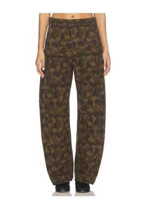 GRLFRND Harvey Twisted Carpenter in Army. Size 23. Also in 24, 25, 26, 27, 28, 29, 30, 31, 32.