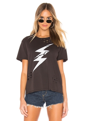 Lauren Moshi Wolf Classic Tee in Black. Size M. Also in S, L, XL, XS.