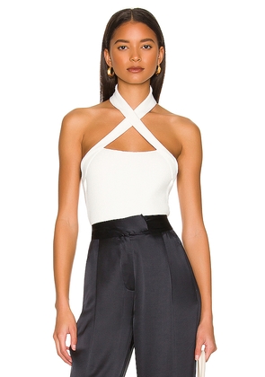 NBD Yvette Halter Top in White. Size M. Also in L.