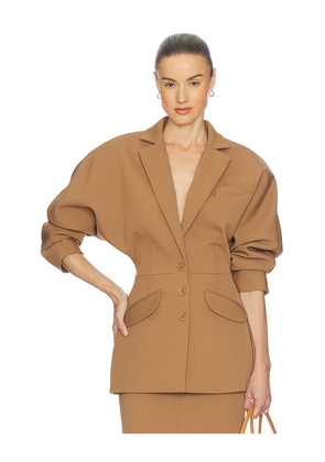 Helsa Vintage Dolman Blazer in Tan. Size L. Also in S, XS, XXS, M, XL.