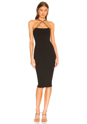 Nookie Trinity Two Way Midi Dress in Black. Size S. Also in XS, M.