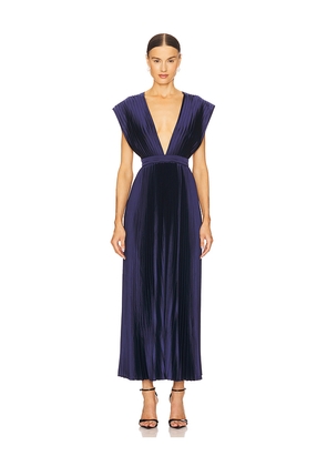 L'IDEE Gala Gown in Navy. Size 12/L. Also in 8/S, 10/M.