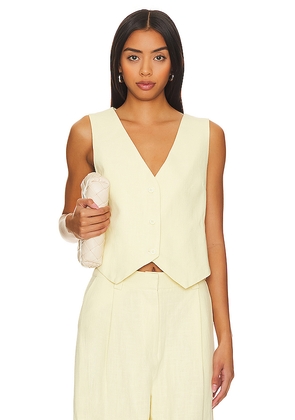 LIONESS Leo Vest in Yellow. Size M. Also in L, XS, XXL.