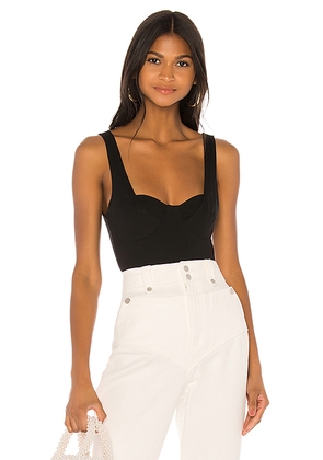 Lovers and Friends Aiden Bodysuit in Black. Size M. Also in XXS, XL.