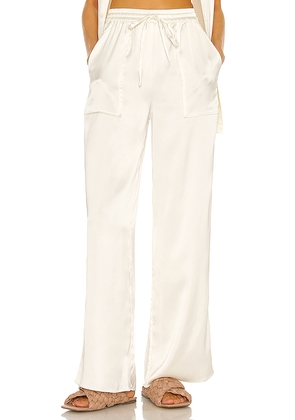 L'Academie Corrine Pant in Ivory. Size L. Also in XL, XXS.