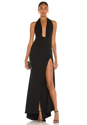 Katie May Legs For Days Gown in Black. Size M. Also in L, S.