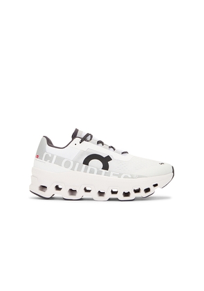 On Cloudmonster Exclusive in White. Size 10.5. Also in 7, 10, 11, 11.5, 12, 12.5, 13.