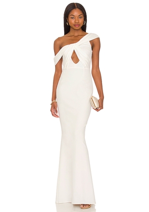 Katie May Delilah Gown in Ivory. Size M. Also in XS, S, L.