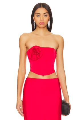 NBD Chiara Bustier Top in Red. Size S. Also in M, XL, XS.