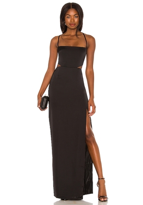 Nookie Stella Cut Out Gown in Black. Size M. Also in S, L.