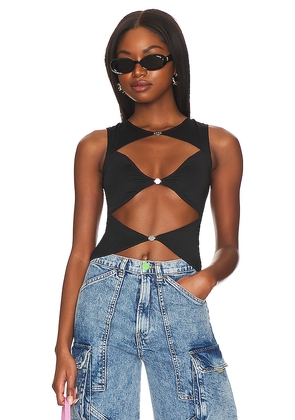 OW Collection Chiara Top in Black. Size M. Also in L, S, XL.