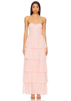 Lovers and Friends Hattie Gown in Pink. Size S. Also in M, XL.