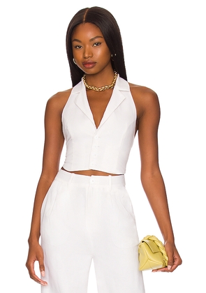 Lovers and Friends Sydney Vest in White. Size M. Also in XXS, L, XL.