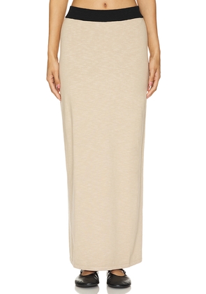 Lovers and Friends Tammy Maxi Skirt in Beige. Size S. Also in M, XS.