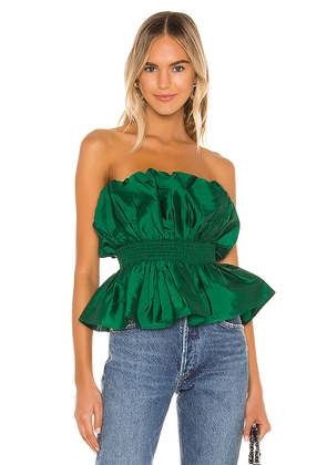 MAJORELLE Natasia Top in Green. Size S. Also in M, XS, XXS.