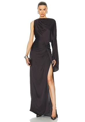 L'Academie by Marianna Cassia Gown in Chocolate. Size M. Also in XXS, XS, S, L.
