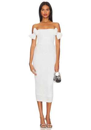 Nookie Charisma Midi in White. Size S. Also in XS, M.