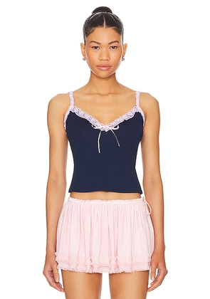 MORE TO COME Aleena Cami Top in Navy. Size XL. Also in L.