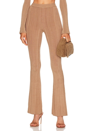 Michael Costello x REVOLVE Kadri Pant in Brown. Size XL. Also in XXS, S, M, L.