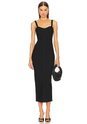 Michael Costello x REVOLVE Amyra Bandage Midi Dress in Black. Size S. Also in M.