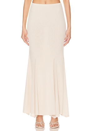 NBD Sanam Maxi Skirt in Cream. Size M. Also in XL.