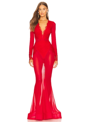 Michael Costello x REVOLVE Martin Gown in Red. Size M. Also in XS.