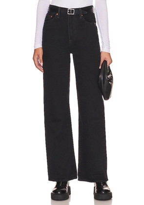 LEVI'S Ribcage Wide Jeans in Black. Size 25. Also in 24, 26, 27, 28, 29, 30, 31.