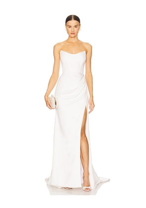 Katie May X Noel And Jean Belle Gown in Ivory. Size S. Also in M, XL.