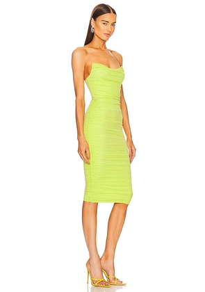 Michael Costello x REVOLVE India Midi Dress in Green. Size XS. Also in XXS.