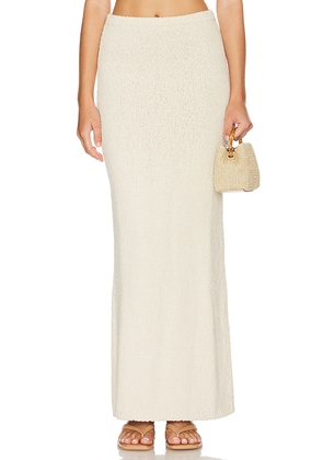 Lovers and Friends Agnese Maxi Skirt in Cream. Size M. Also in L.