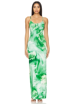 Lovers and Friends Zura Maxi Dress in Green. Size S. Also in M, XXS.