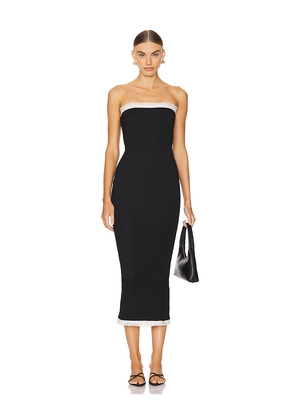MORE TO COME Addison Strapless Dress in Black. Size M. Also in S, XS, XXS.