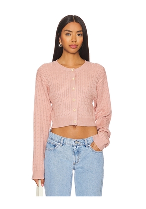 MORE TO COME Padme Cardigan in Pink. Size M. Also in XS, S, L.